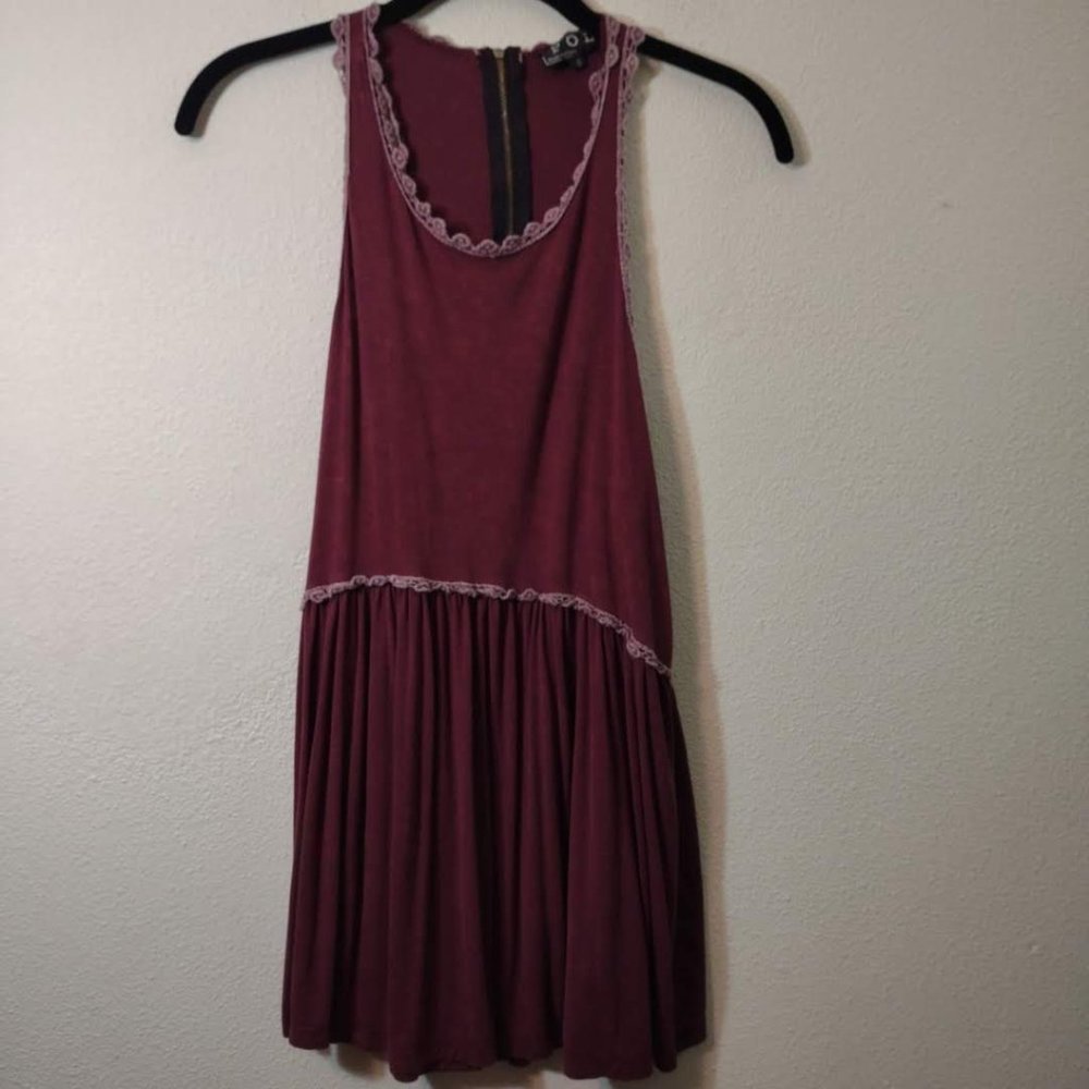 POL Purple Babydoll Tank Top Small